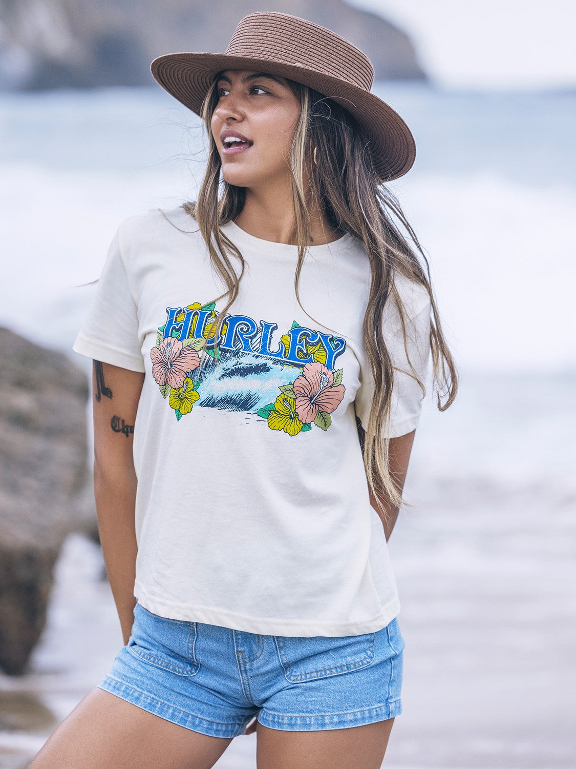 Hurley Discount | Tidal Classic Tee - Off White