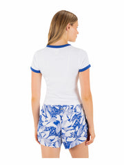 Hurley For Sale | Peace Out Ringer Baby Tee - Hydro