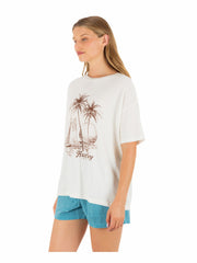 Hurley On Sale | Fair Winds Boyfriend Tee - Tofu