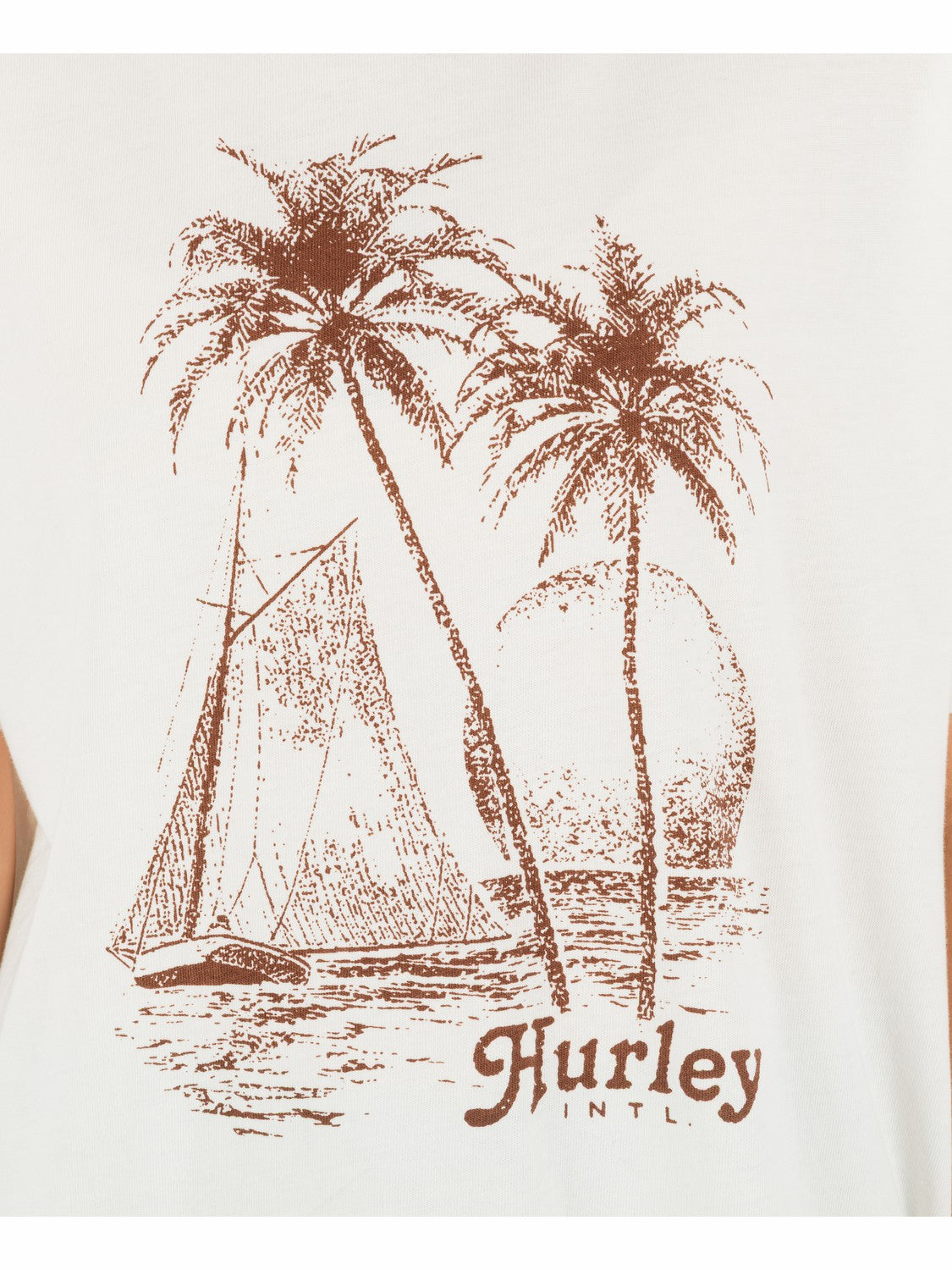 Hurley On Sale | Fair Winds Boyfriend Tee - Tofu