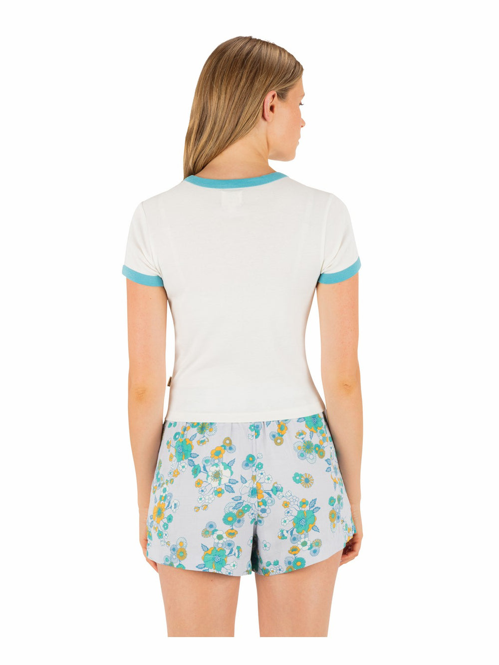 Hurley Onsale | Speedway Ringer Baby Tee - Tofu