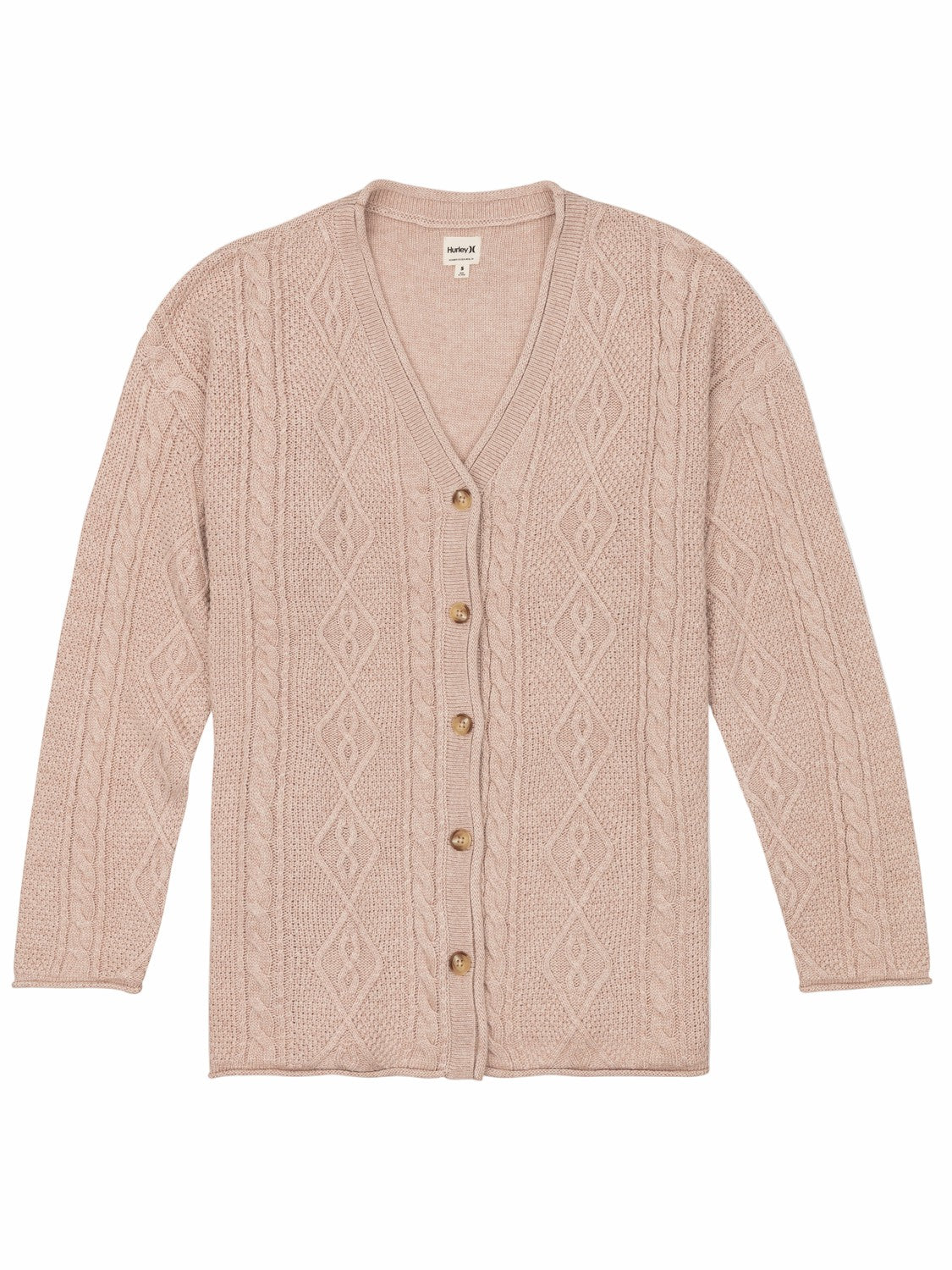 Hurley For Sale | New Roads Cardigan - HEATHER OATMEAL