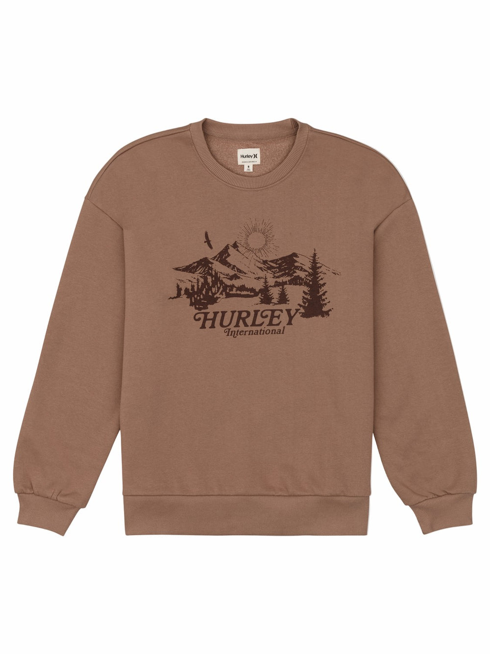 Hurley On Sale | Escapism Oversize Crew - COCOA CREAM