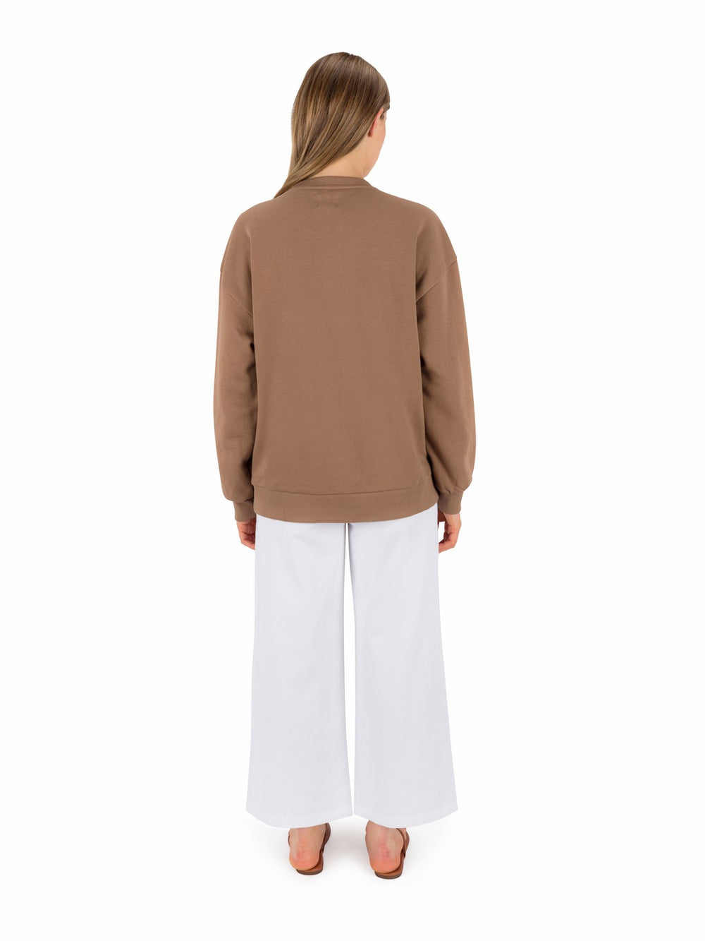 Hurley On Sale | Escapism Oversize Crew - COCOA CREAM