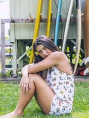 Hurley On Sale | Island Time Romper - Tofu