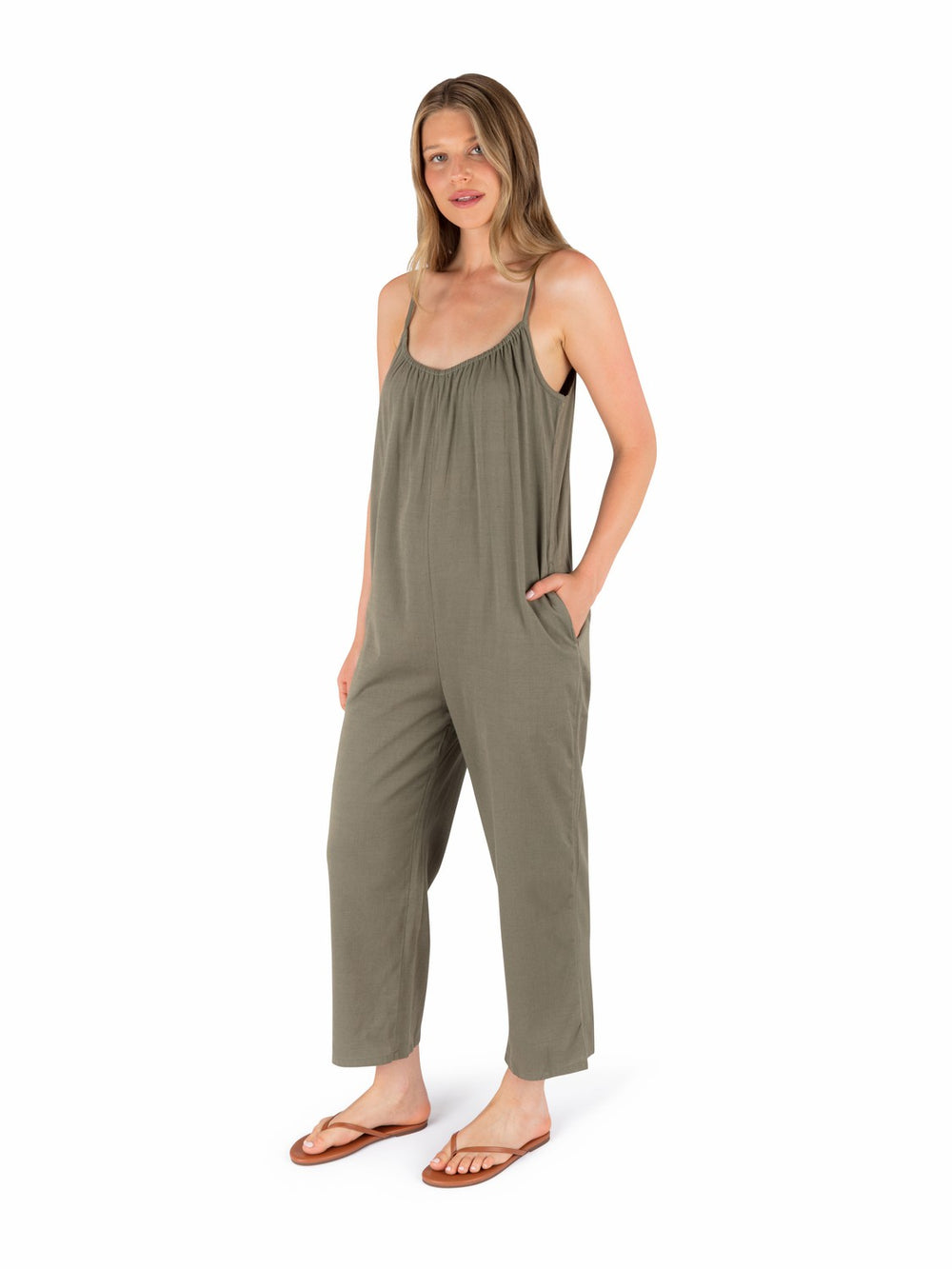 Hurley On Sale | New Heights Jumpsuit - Olive Grove