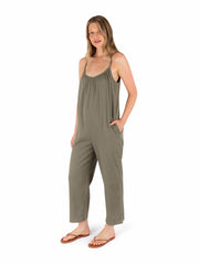 Hurley On Sale | New Heights Jumpsuit - Olive Grove