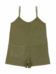 Hurley On Sale | Wavy Days Romper - Vintage Moss