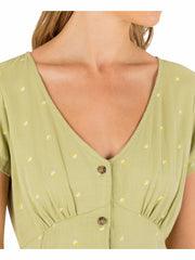 Hurley | Wavy Dot Dress - Fern