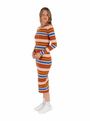Hurley For Sale | Just A Girl Long Sleeve Dress - LEATHER BROWN