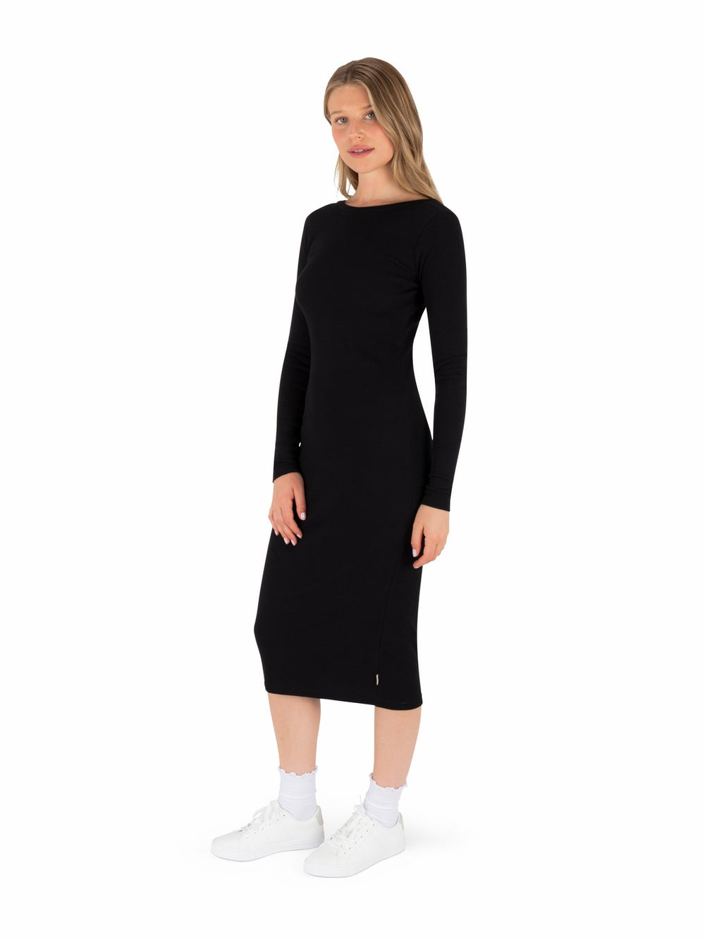 Hurley On Sale | Just A Girl Long Sleeve Dress - BLACK