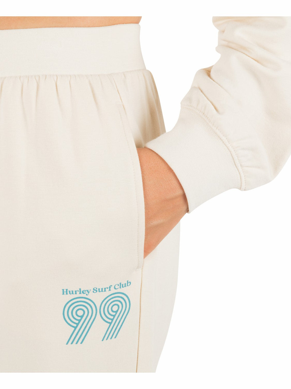 Hurley For Sale | Rollers Crop Jogger - Off White