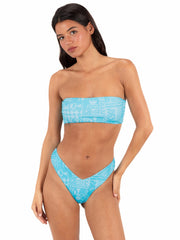 Hurley Onsale | Hoku Mini Rib Bandeau Top - Surf Blue