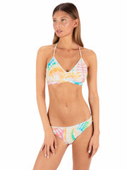 Hurley Discount | Tie Dye Scrunch Adjustable Bikini Top - Tie Dye