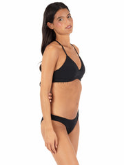 Hurley On Sale | Solid Adjustable Bikini Top - Black
