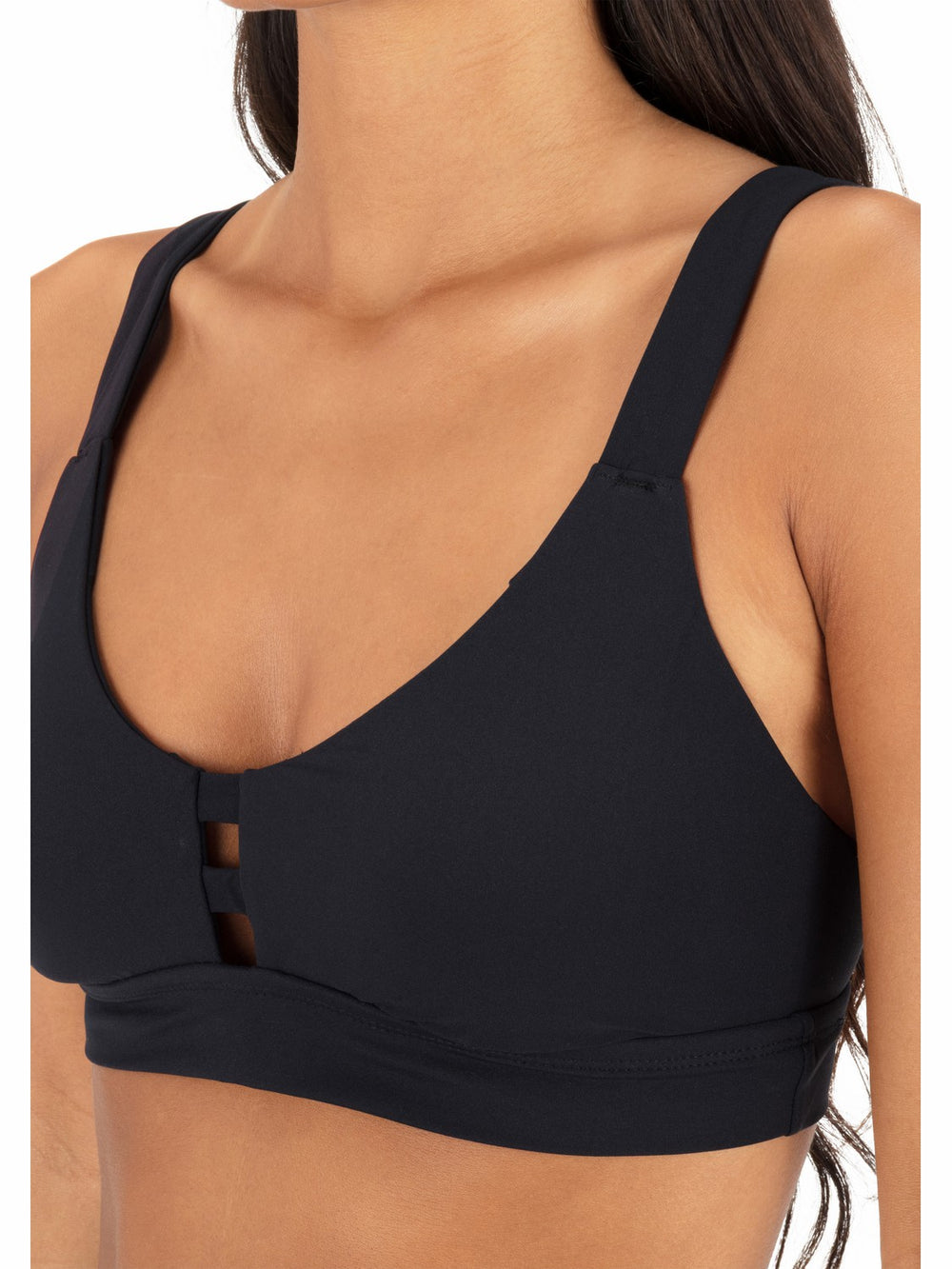 Hurley | Max Solid Tab Scoop Top - Black