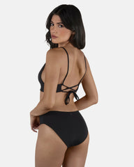 Hurley Discount | Solid Bralette Bikini Top - Black