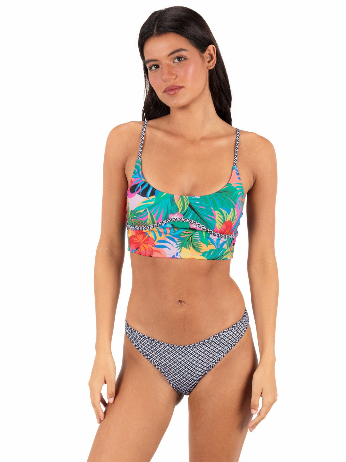 Hurley Discount | Reversible Pacific Night Moderate Scoop Bottom - Tropical Geo