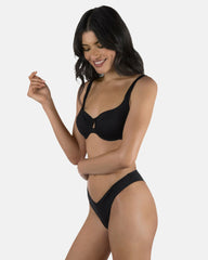 Hurley Discount | Solid V Front Skimpy - Black