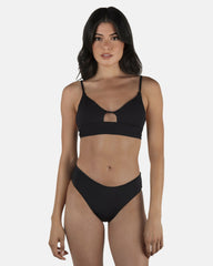Hurley For Sale | Solid Full Bikini Bottom - Black