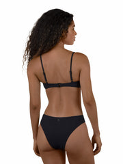 Hurley On Sale | Max Solid Mid Rise Cheeky Bottom - Black