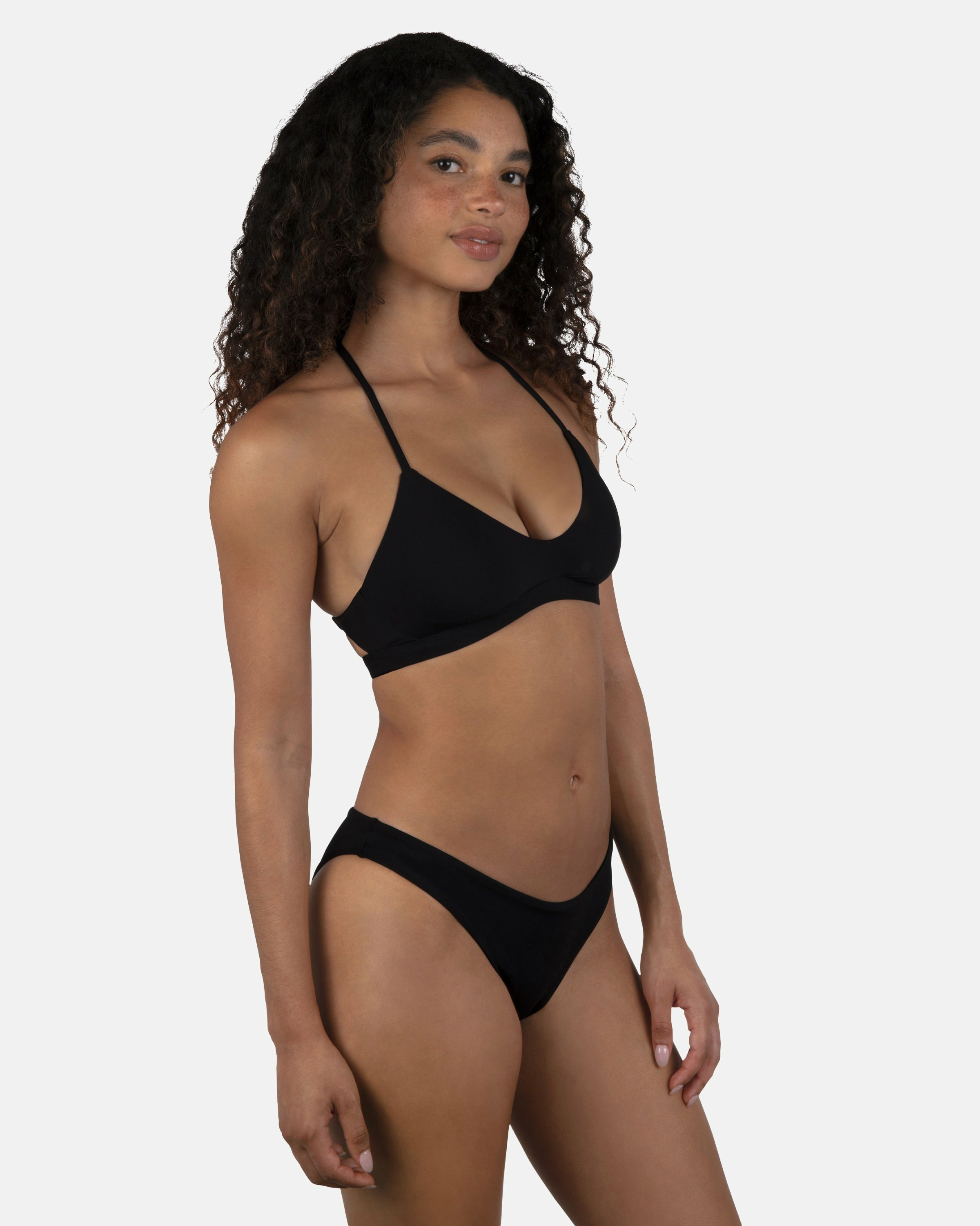 Hurley Discount | Solid Moderate Bikini Bottom - Black