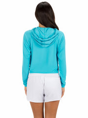 Hurley Onsale | One & Only Solid Long Sleeve Hooded Rashguard - Surf Blue