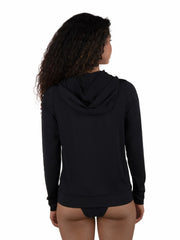 Hurley | One & Only Solid Zip Hoodie Rashguard - Black