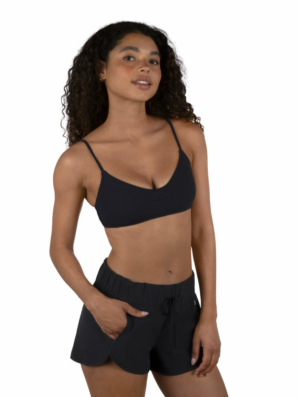 Hurley On Sale | Aquas Solid 2.5" Boardshorts - Black
