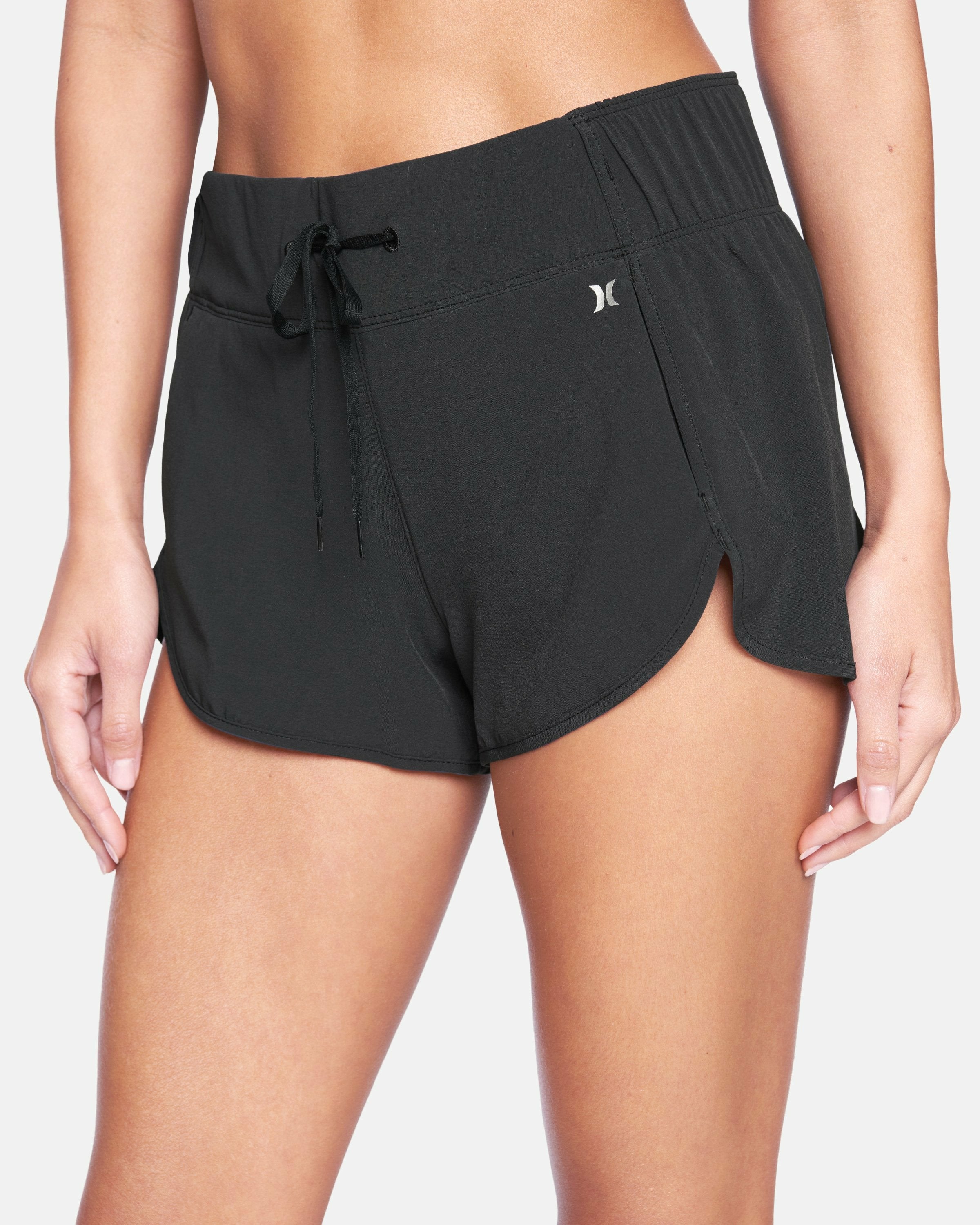 Hurley On Sale | Aquas Solid 2.5" Boardshorts - Black