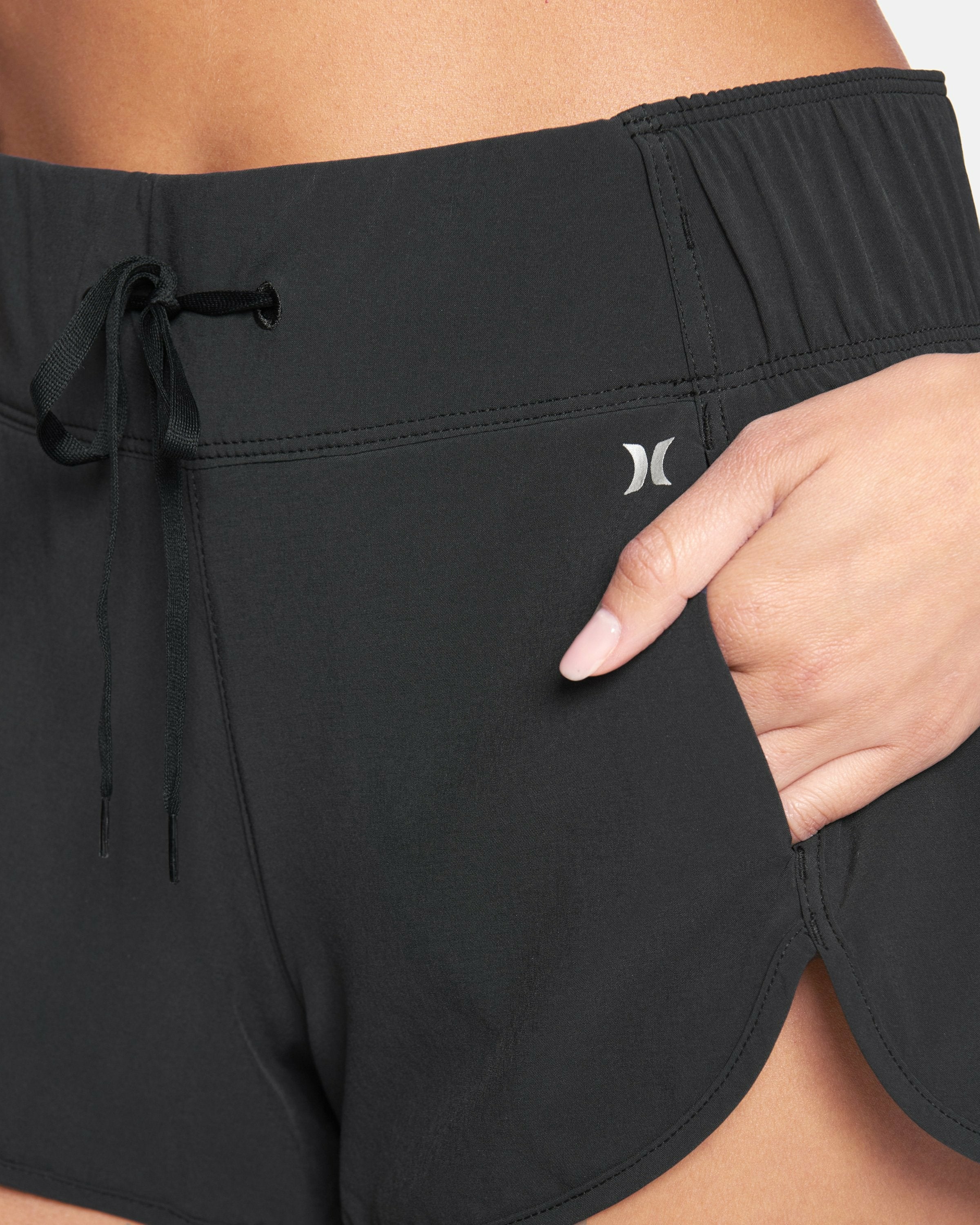 Hurley On Sale | Aquas Solid 2.5" Boardshorts - Black