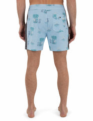 Hurley | Phantom Naturals Blocked Session Boardshort 16" - EIFEL BLUE