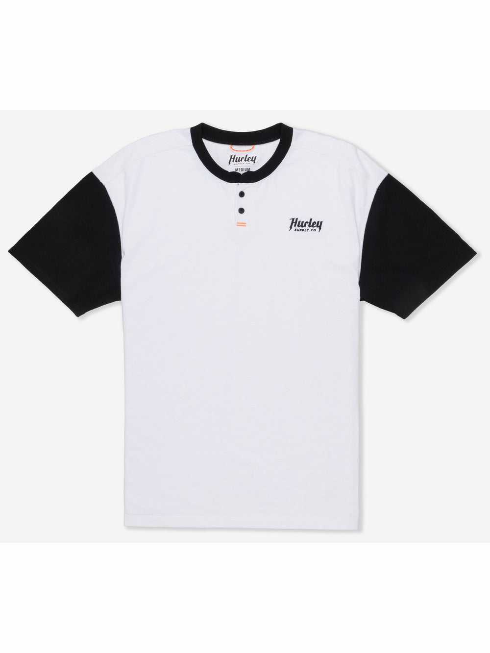 Hurley On Sale | Merchant Henley Short Sleeve - White