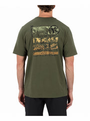 Hurley Discount | Crusty Short Sleeve - Charcoal Fern