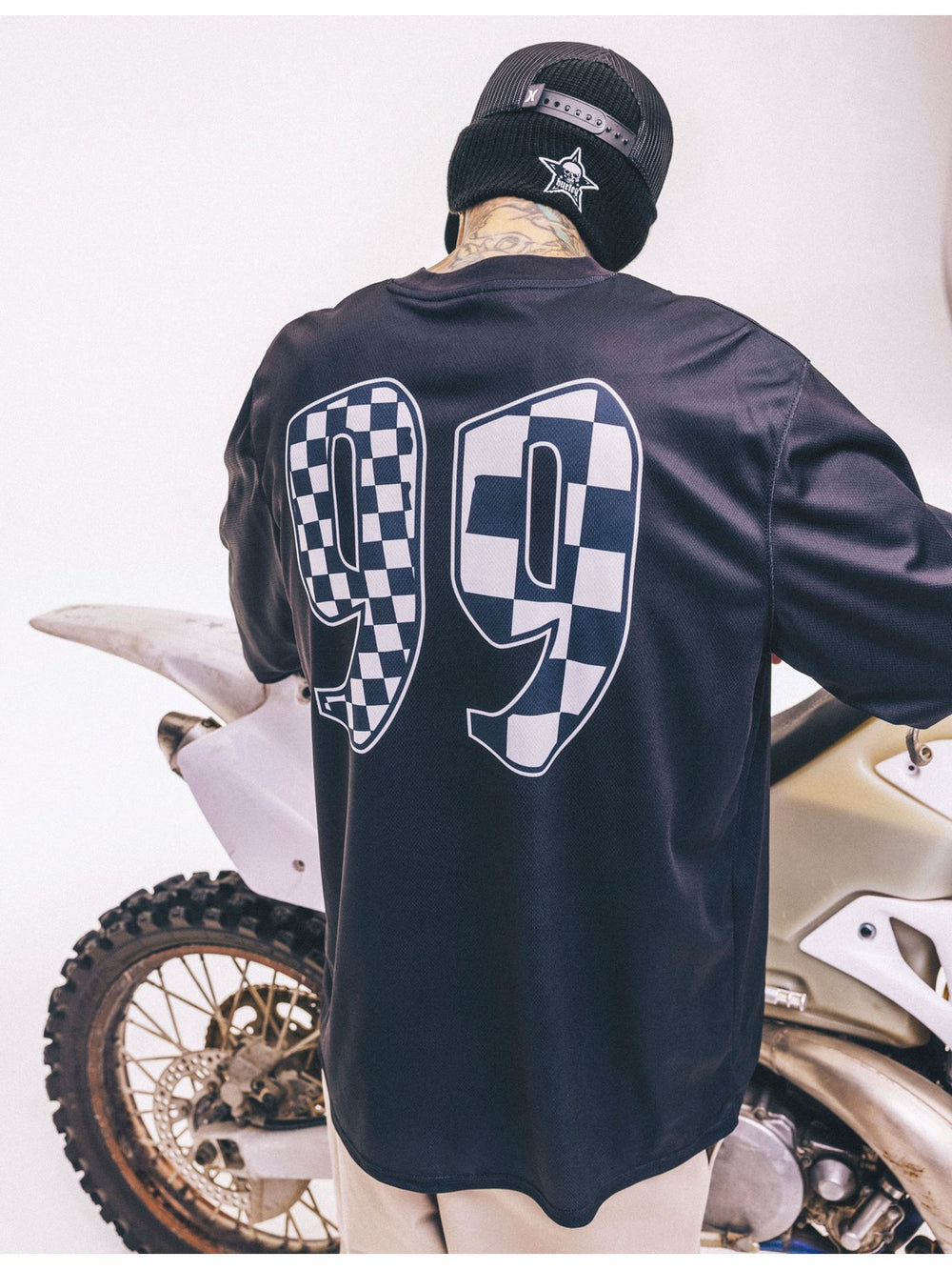 Hurley On Sale | Hurley x Travis Barker Check Out Long Sleeve Jersey - BLACK