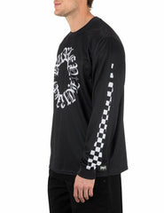 Hurley On Sale | Hurley x Travis Barker Check Out Long Sleeve Jersey - BLACK
