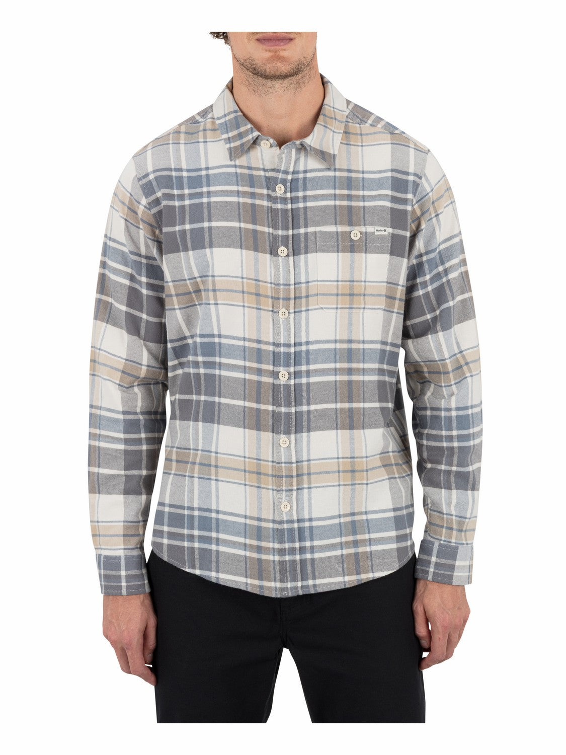 Hurley | Portland Stretch Flannel Long Sleeve - Bone