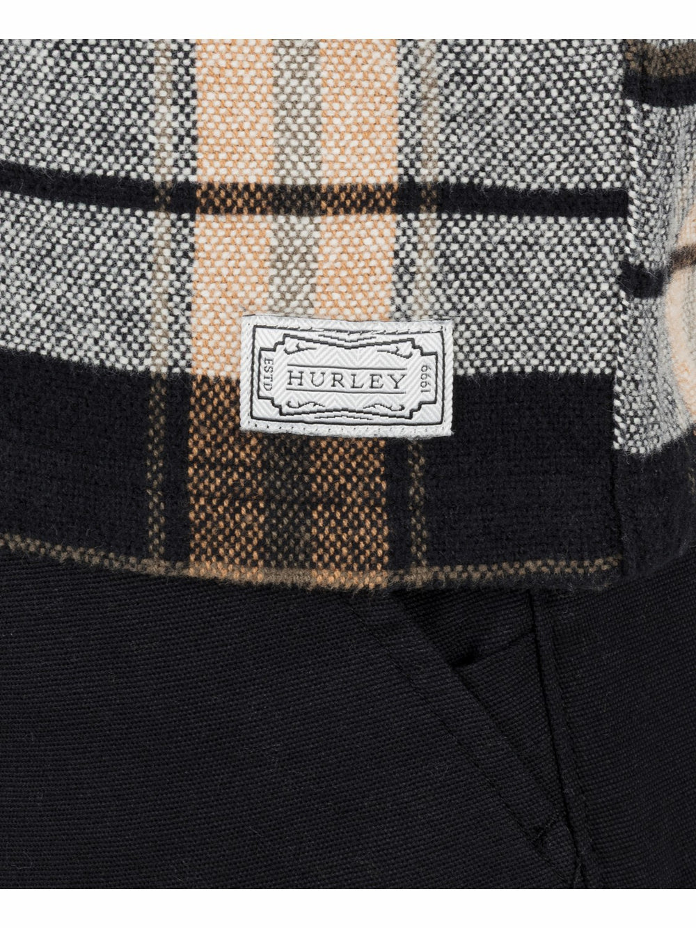 Hurley Discount | Santa Cruz Seaside Flannel Long Sleeve - Black
