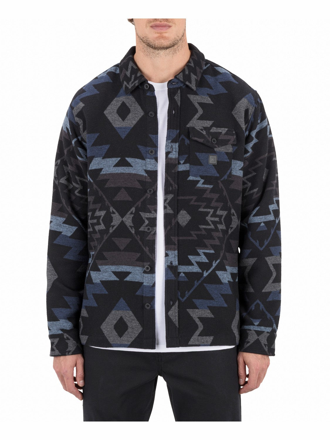 Hurley On Sale | Santa Cruz Jacquard Long Sleeve - Black