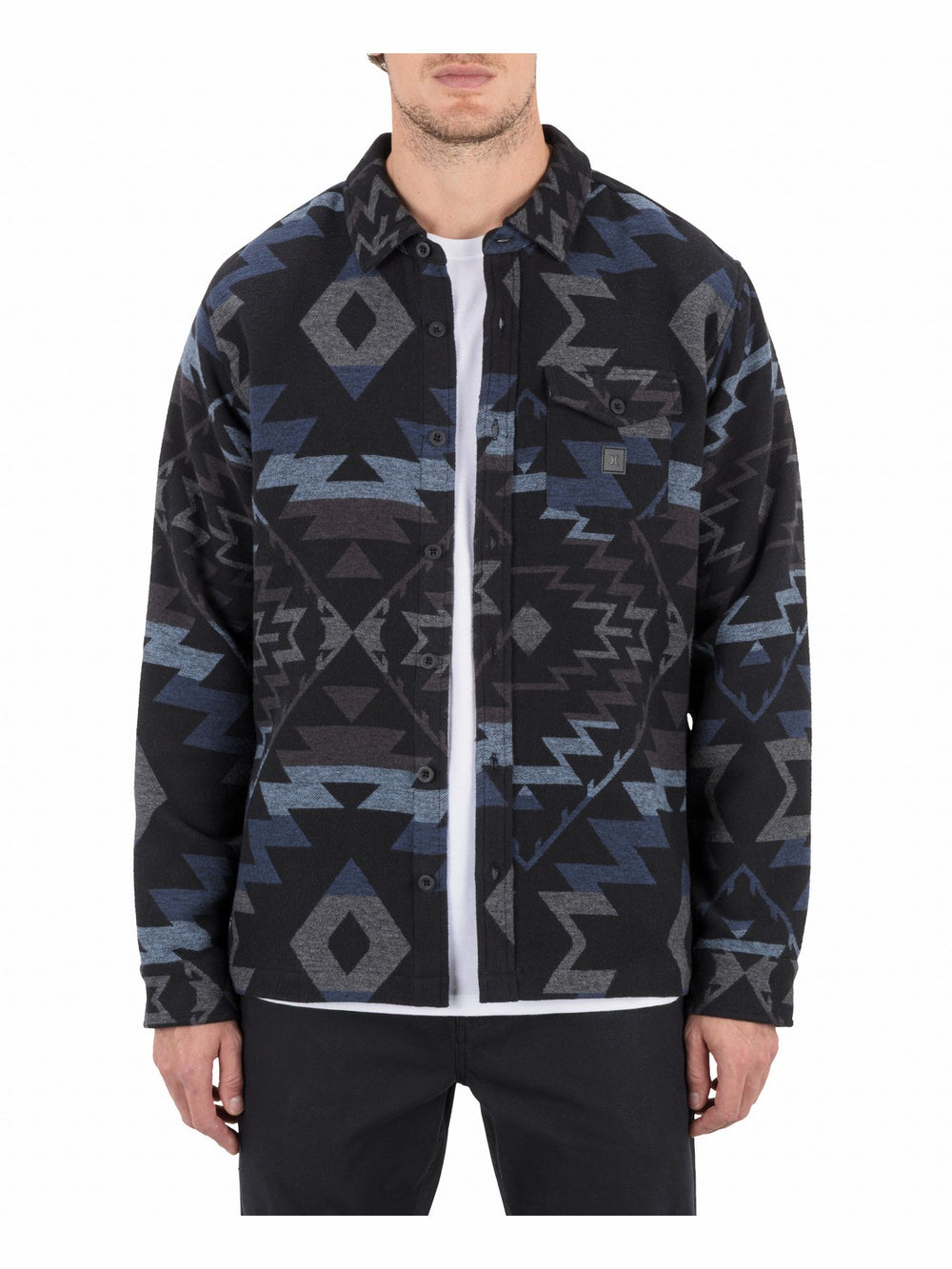 Hurley On Sale | Santa Cruz Jacquard Long Sleeve - Black