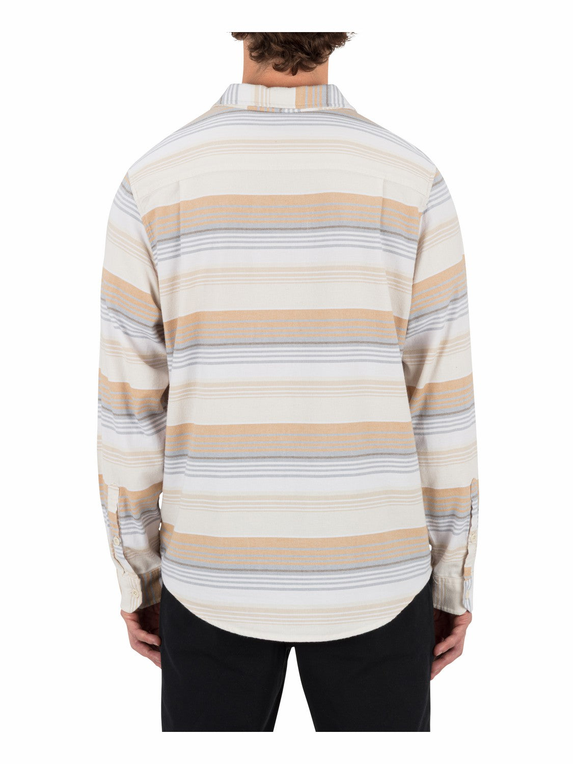 Hurley Discount | Portland Stripe Stretch Flannel Long Sleeve - White