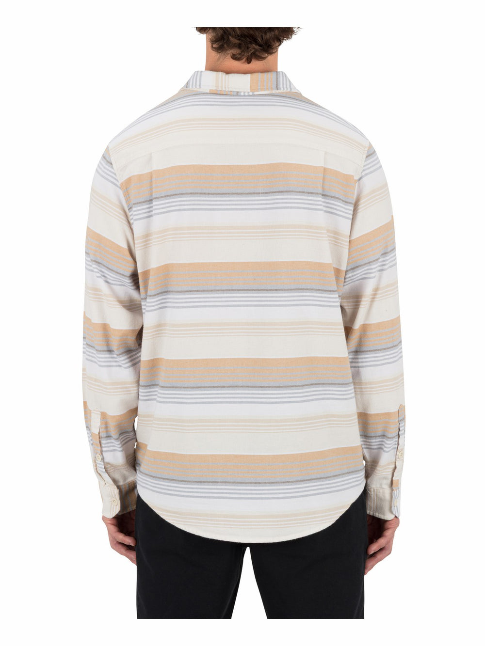 Hurley Discount | Portland Stripe Stretch Flannel Long Sleeve - White
