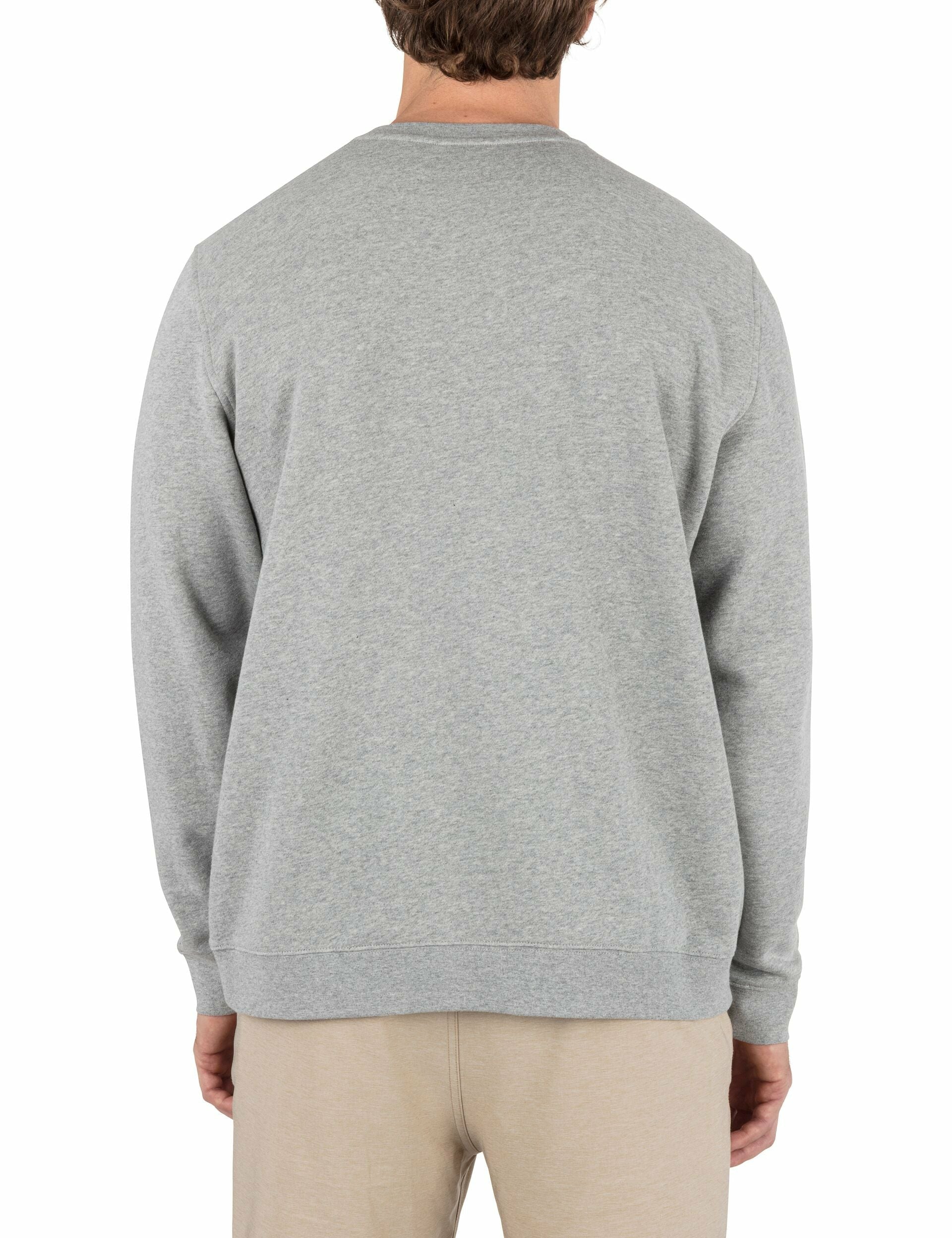Hurley | Icon Long Sleeve Crew - GREY HEATHER
