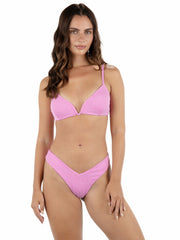 Hurley Discount | New Wave Jacquard V Front Skimpy Bikini Bottom - Aster