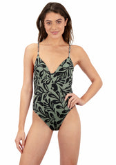 Hurley | Marina Rib Moderate One Piece - Willow