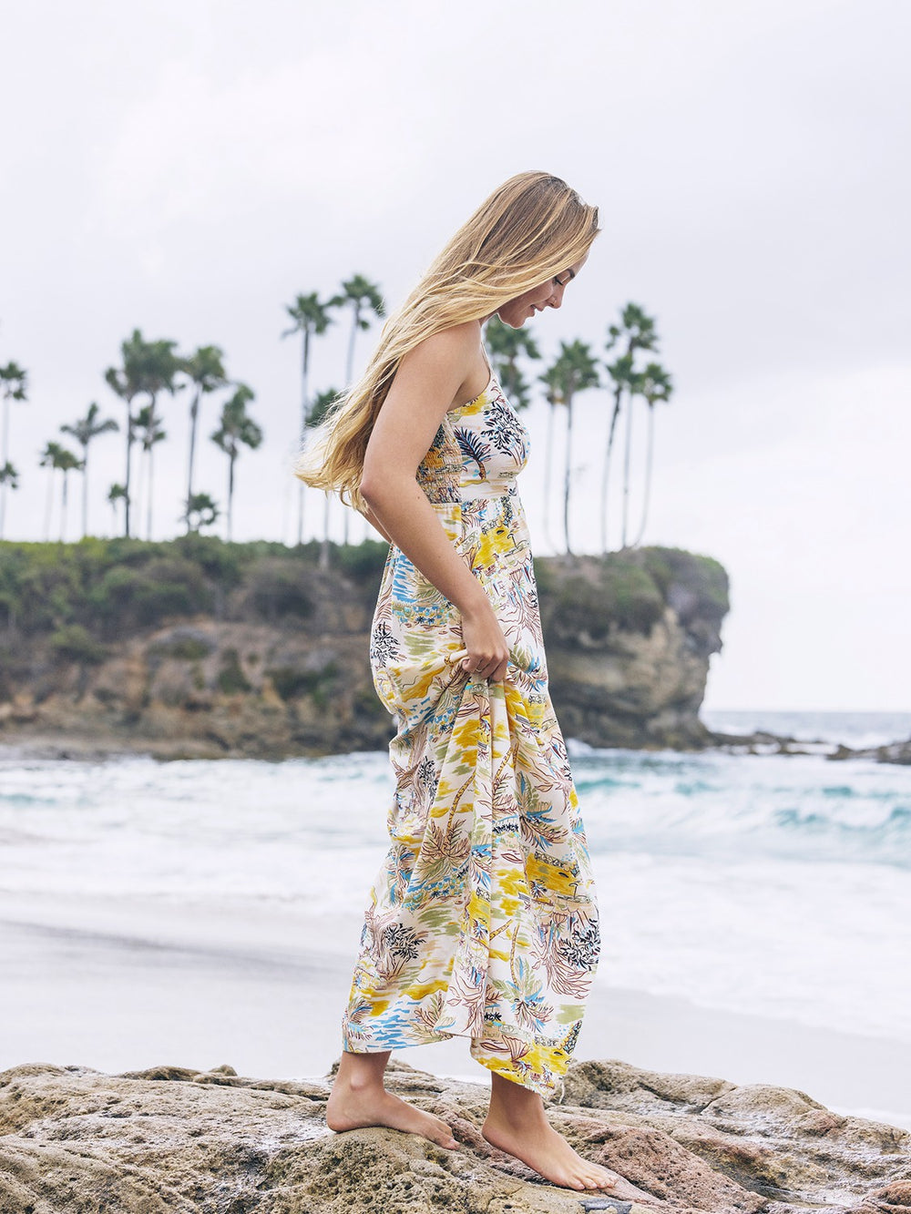 Hurley On Sale | Safari Scenic Maxi Dress - Off White