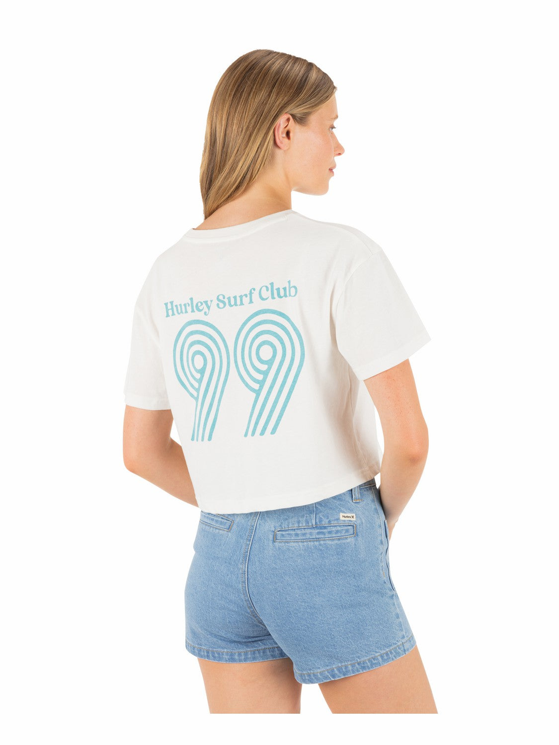 Hurley On Sale | Rollers Boxy Crop Tee - Tofu