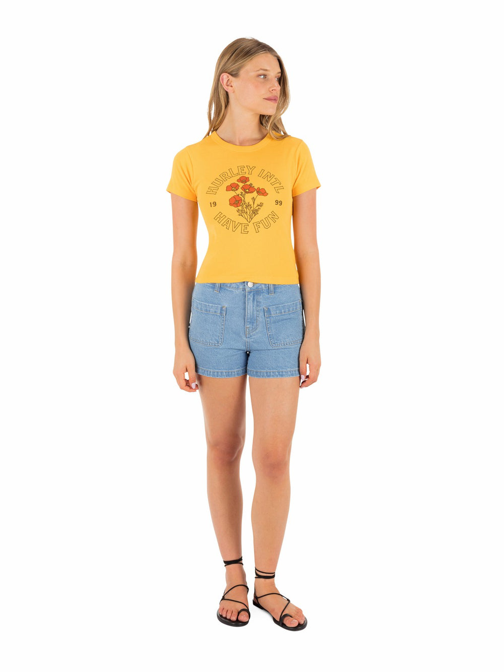 Hurley Onsale | Poppy Baby Tee - Marigold
