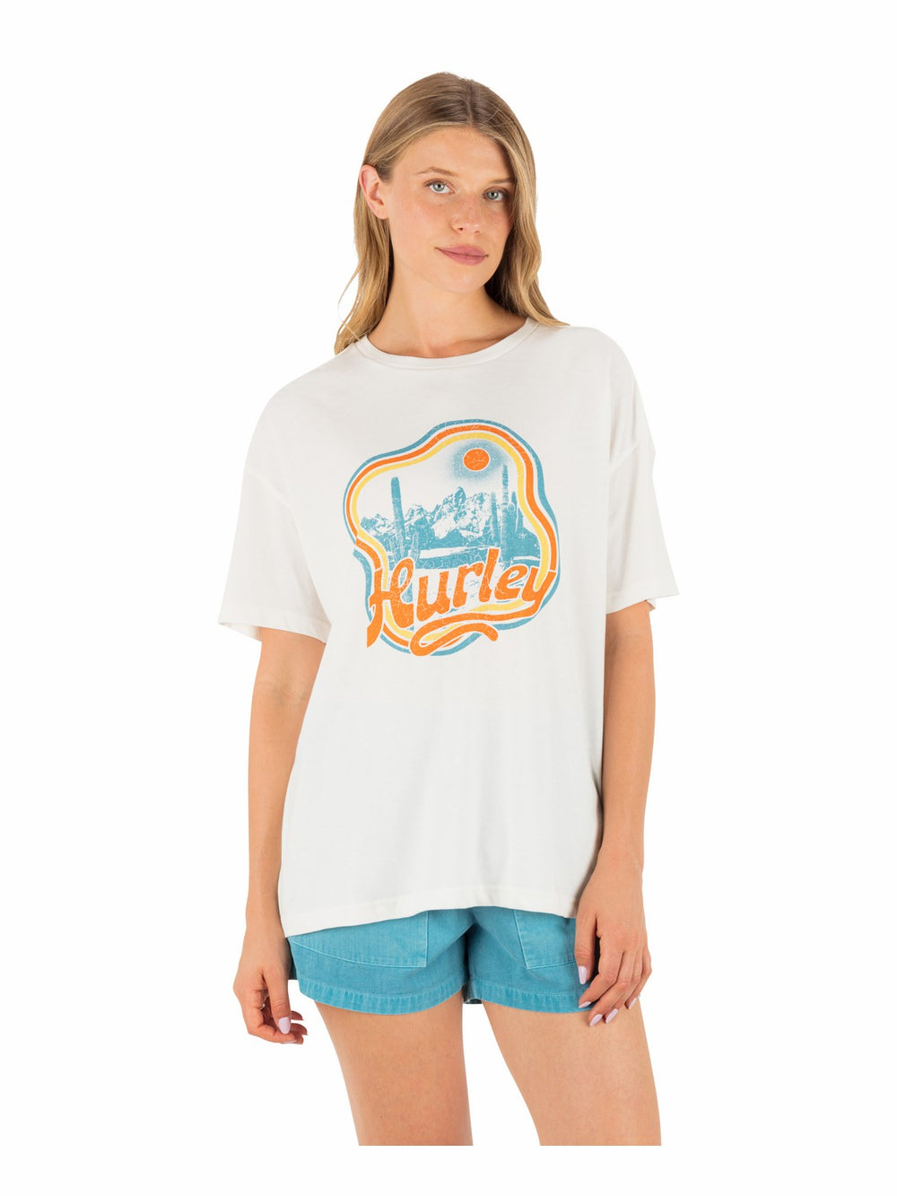 Hurley Discount | Scenic View Boyfriend Tee - Tofu