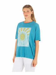 Hurley On Sale | Lumina Boyfriend Tee - Blue Moon